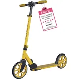 Hudora Scooter Up 200 - Geräuscharmer Aluminium-Roller für bis zu 100kg - Höhenverstellbarer & zusammenklappbarer Tretroller - Ruckelfreier Kick-Scooter für Kinder/Jugendliche & Erwachsene