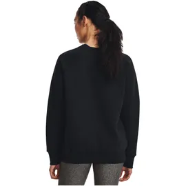 Under Armour Rival Fleece Crew Sweatshirt Damen 001 black/white 40