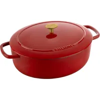 BALLARINI Cocotte 31 cm oval kirschrot