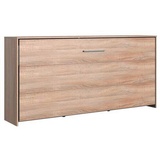 WIMEX Juist ca. 90x200 cm Eiche sägerau nachbildung) Schrankbetten horizontal klappbar