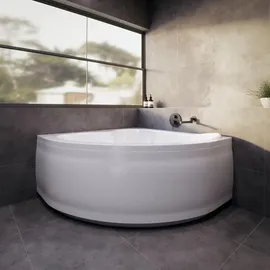Besco MIA Eckbadewanne 120 x 120 cm (4in1 Original Acryl Wanne)