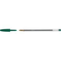 Bic, Schreibstifte, Einwegkugelschreiber Cristal Strichstärke: 0,32 mm Schreibfarbe: grün (Grün, 50 x)