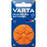 Varta Hörgerätebatterien Gr. 13 Orange 6er Blister Hearing AID PR48 Zink/Luft 1,45V 24606