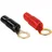 ACV Electronic ACV Car HiFi Ringkabelschuh 2er Set 20 mm2 8.40 mm Schwarz, Rot