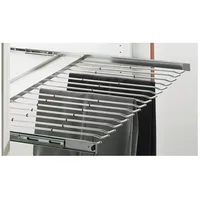 Hettich Hosenhalter ausziehbar KB 600 mm Stahl silber