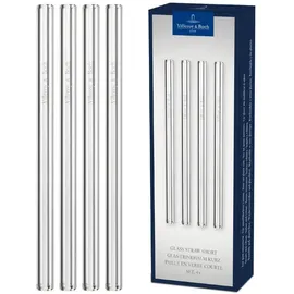 Villeroy & Boch Glas-Trinkhalm 15 cm 4 St. Klar