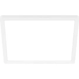 B.K.Licht Briloner Slim Case LED Deckenlampe, Indirektes Licht, Neutralweißes Licht, Weiß, 29 x 29 x 3 cm