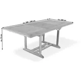 Sam Gartentisch rechteckig ausziehbar 180 - 240 x 75 cm Beige