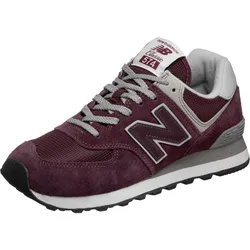 NEW BALANCE ML574 Sneaker Herren in burgundy, Größe 40 - rot