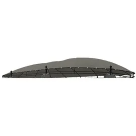 LINDER EXCLUSIV Ersatzdach Pavillon oval 5,3 x 3,5 m Steingrau