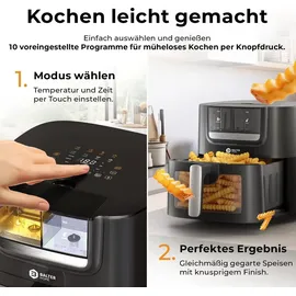 Balter Home Heißluftfritteuse HL-710 schwarz
