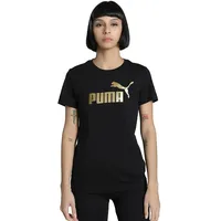 Puma ESS Metallic No. 1 Logo Tee schwarz XS