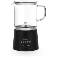 Lauben Glass Milk Frother 600BG schwarz