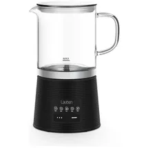 Lauben Glass Milk Frother 600BG schwarz