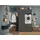 laundreezy Waschmaschinenschrank 117,5 x 200 x 67,5 cm grau