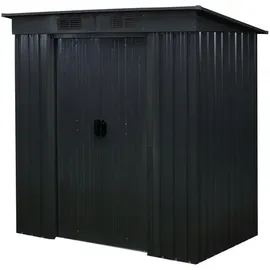 Floraworld Gartenhaus mit Pultdach 2 x 1,5 m Anthrazit