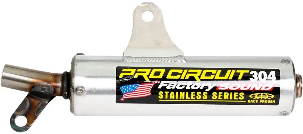 Pro Circuit 304 Factory Suzuki Rm 80 00-99 Ref:ss89080-304 Nicht Homologierter Schalldämpfer - Silver - Not Homologated