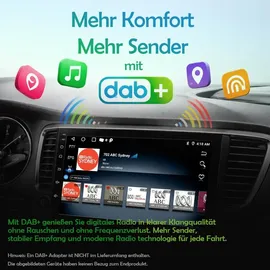 Awesafe 4+64GB Autoradio für Audi A4 S4 RS4 B6 B7 SEAT Exeo mit Wireless Carplay Android Auto 7 Zoll HD Touchscreen GPS Navigation