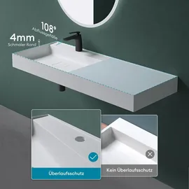 mai & mai Colossum630 Aufsatzwaschbecken 100 x 46 cm
