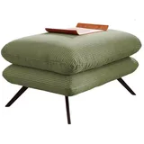 KAWOLA Hocker CHARME Cord 120 x 45 x 70 cm Grün