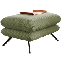 KAWOLA Hocker CHARME Cord 120 x 45 x 70 cm Grün