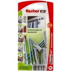 fischer M-Set Gardinenstangen K