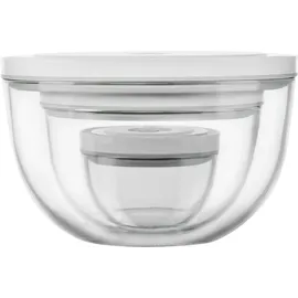 Zwilling Vakuumschüssel Set transparent 12 cm, 18 cm, 24 cm 6-tlg.