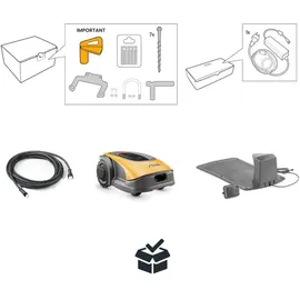 Stiga A 1000 + Roboter-Dockingstation + Garage