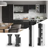Vicco Apothekerschrank Fame-Line 30 x 58 x 207 cm Grau