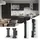 Vicco Apothekerschrank Fame-Line 30 x 58 x 207 cm Grau