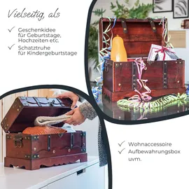 HMF Schatztruhe 40 x 19 x 22 cm 1-tlg. braun