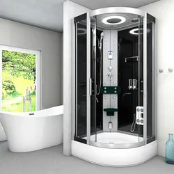 Komplettdusche Duschkabine Fertigdusche Dusche D58-53T0 90x90 cm ohne 2K Scheiben Versiegelung