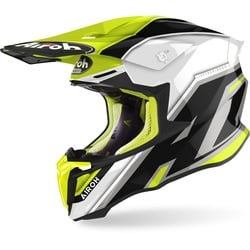 Airoh Twist 2.0 Shaken Motocross Helm, gelb, Größe XS für Männer