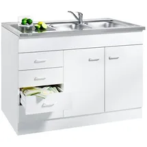 kochstation Spülenschrank KS-Elster 120 x 0 x 0 cm Beige