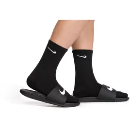 Nike Kawa Slides Badelatschen Kinder black/white 29.5