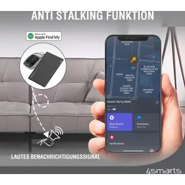 4smarts SkyTag Wallet schwarz 2er Set