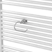 Ximax Toilettenpapierhalter "Design", grau chromfarben, B:12cm H:9cm L:17,5cm, Toilettenpapierhalter, für Badheizkörper, Chrom