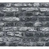 A.S. Création Vliestapete Il Decoro Stein 0,53 m x 10 m Grau/Schwarz 362812