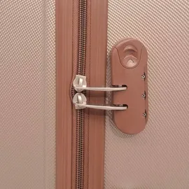 vidaXL Koffer-Set 4-tlg. champagner/rosa