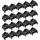 InLine Inline® RJ45 Portblocker, 20 Blocker Nachfüllpack, schwarz