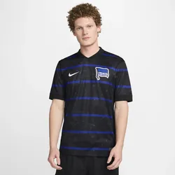 Hertha BSC 2024/25 Stadium Away Nike Replica Fußballtrikot mit Dri-FIT-Technologie für Herren - Schwarz, M