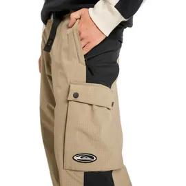QUIKSILVER Snow Down Cargo Hosen Fallen Rock Ripstop Beige XL