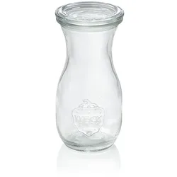 48x Weck Glas Flasche mit Deckel Bottle 250 ml