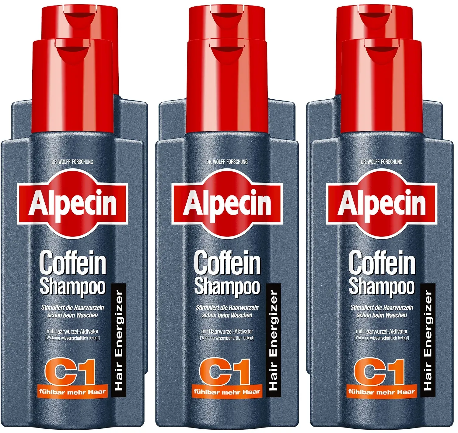 Alpecin Coffein Shampoo C1 250 ml, 6er Pack