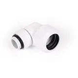 Alphacool Eiszapfen HardTube Klemmverschraubung, 13 mm, 90° drehbar G1/4 weiß