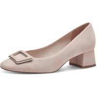 TAMARIS Damen Pumps Leder Blockabsatz; POWDER/rosa; 36 EU