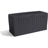 Keter 247661 Marvel+ Aufbewahrungsbox für den Garten, 270 l, Graphitgrau