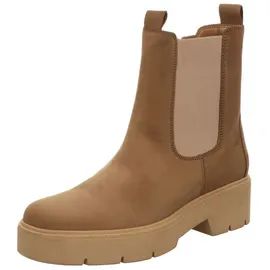 Gabor Damen Chelsea Boots, Frauen Stiefeletten,Wechselfußbett,Best Fitting,uebergangsschuhe,uebergangsstiefel,flach,nut (caramel),38 EU - 38 EU