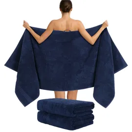 hammetex Saunatuch 80 x 200 cm blau