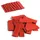 TCM FX Konfetti rechteckig 55 x 18 mm 1 kg Rot